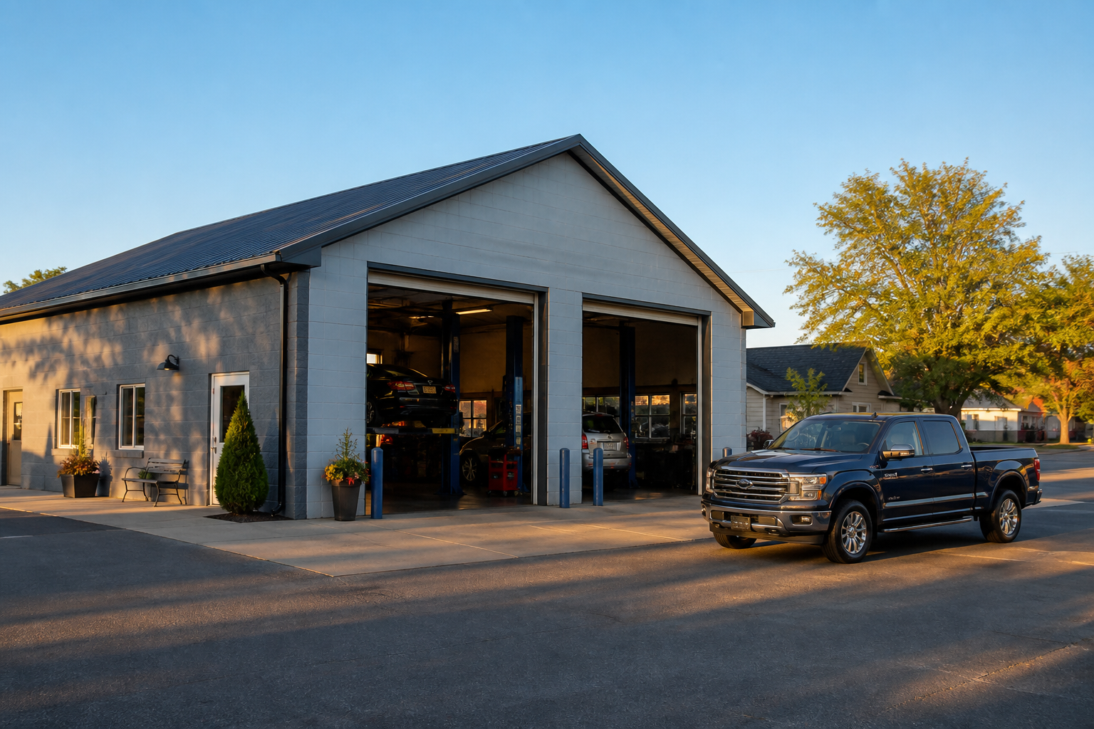 Vestal Automotive's shop on Leavenworth Rd in Kansas City, KS